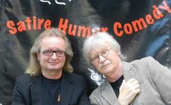 Ulf Annel und Jürgen Adlung vom Kabarett Die Arche