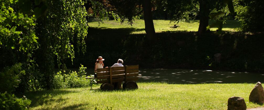 Ein ruhiger Platz im Landschaftspark